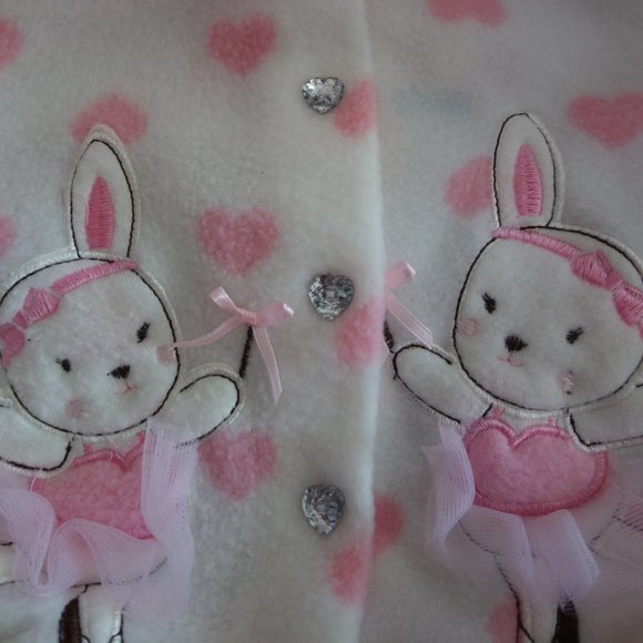 Lot Easter Bunny Fuzzy Jacket & Dress - Picture 2 of 4